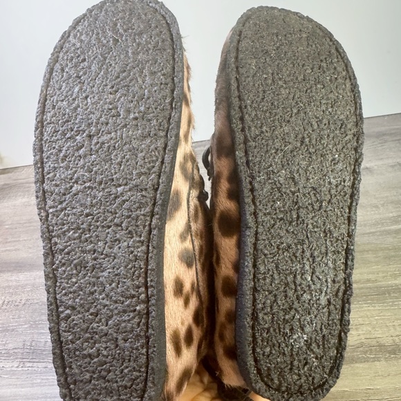 BNWOT Isabel Marant Etoile Flavie Leopard calf hair Moccasin Boots size 37/6.5 - Picture 6 of 9
